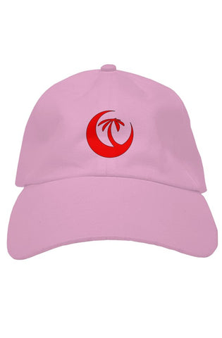 RED CRESCENT PINK dad hat